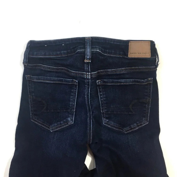 WJ177 American Eagle Next Level Stretch Denim Jegging Jeans 2 Long - Picture 6 of 7